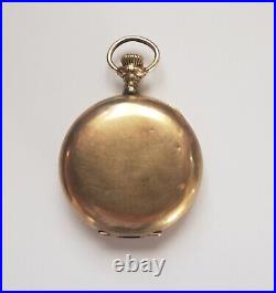 Antique Ladies 17 Jewels Pocket Watch GF Case