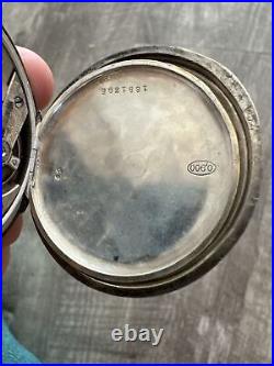 Antique Longines 0,900 Silver Pocket Watch Paris Grand Prix 1900 Case Vintage