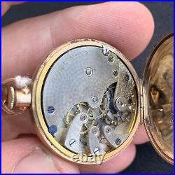 Antique Longines Pocket Watch GOD FILLED SWC Case 0s 15j Swiss RUNNING
