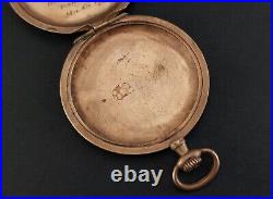 Antique OMEGA Retailer Advertising Pocket Watch's Hunter Case. 48mm. Ca 1906