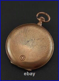 Antique OMEGA Retailer Advertising Pocket Watch's Hunter Case. 48mm. Ca 1906