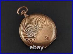 Antique OMEGA Retailer Advertising Pocket Watch's Hunter Case. 48mm. Ca 1906