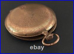 Antique OMEGA Retailer Advertising Pocket Watch's Hunter Case. 48mm. Ca 1906