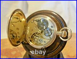 Antique Omega Labrador Pocket Watch 1912 15 Jewel 10ct Rose Gold Filled Case Fwo