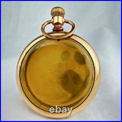 Antique Philadelphia Open Face Pocket Watch Case for 16 Size 20Y Gold Filled