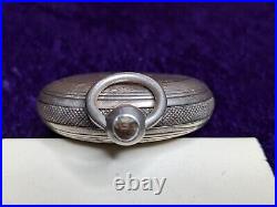 Antique Pocket Watch Coin Silver Case Only Warranted No. 1 U121 57.15grams