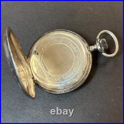 Antique Pocket Watch Gold Silver Enamel 15 Jewels Working Keeping Time 50mm