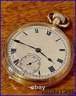 Antique Pocket watch Hefix watch Co 15 jewels 9ct gold filled Elgin case