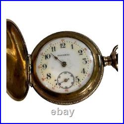 Antique Potomac Pocket Watch With Hunter Case Gold Filled Working