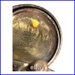 Antique Potomac Pocket Watch With Hunter Case Gold Filled Working