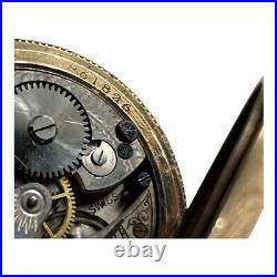 Antique Potomac Pocket Watch With Hunter Case Gold Filled Working