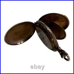 Antique Potomac Pocket Watch With Hunter Case Gold Filled Working