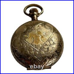 Antique Potomac Pocket Watch With Hunter Case Gold Filled Working