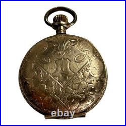 Antique Potomac Pocket Watch With Hunter Case Gold Filled Working