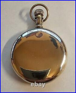 Antique Rode Swiss pocket watch 21 Jewel 5 adjusts 39.78 mm Swing out case