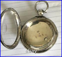 Antique Silver Pair Cased Verge Pocket Watch. (william Marshall Movement)