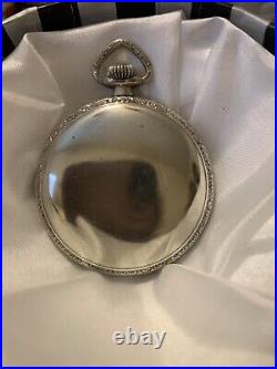 Antique South Bend Pocket Watch 17j 211 Keystone Nickeloid Watch Case #301674
