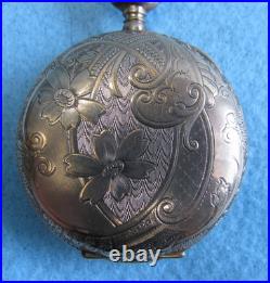 Antique Standard Pocket Watch, Philadelphia Case, 1800s, Original Box, Engraved