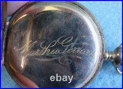 Antique Standard Pocket Watch, Philadelphia Case, 1800s, Original Box, Engraved