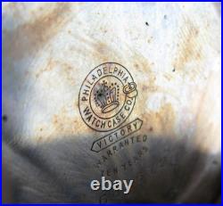 Antique Standard Pocket Watch, Philadelphia Case, 1800s, Original Box, Engraved