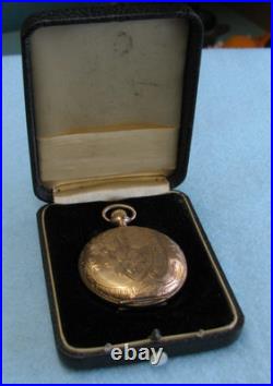 Antique Standard Pocket Watch, Philadelphia Case, 1800s, Original Box, Engraved