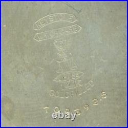 Antique Vintage 14KGF pocket watch case University of Chattanooga Football 1929