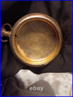 Antique Wadsworth Pilot Pocket Watch Case for 12 Size Gold Filled FancyGuilloche