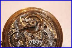 Antique Waltham Appleton Tracy 18s 17j Pocket Watch In Ornate Gold-filled Case