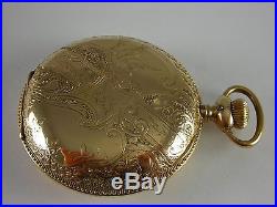 Antique Waltham Appleton Tracy pocket watch 1882. Lovely decorated Hunter case
