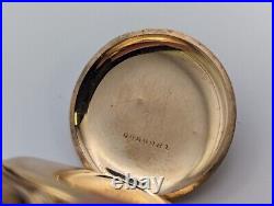 Antique Waltham Gold Filled Hunter Case Pendant Pocket Watch. Needs Service