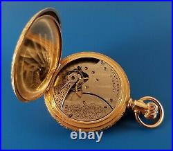Antique Waltham Ladies Gold Fill Pocket Watch S/N 8586351 Ca. 1898 42mm Dia. Case