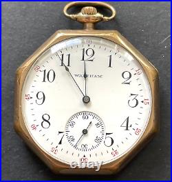 Antique Waltham Model 1894 Pocket Watch Running GF Case 12s USA