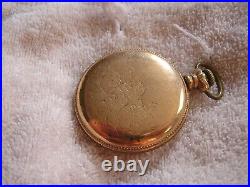 Antique Waltham Pocket Watch 15 jewels Fortune Case