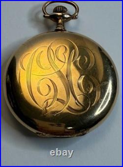 Antique Waltham Pocket Watch 1905, 17 Jewels, Hunter Case, Works