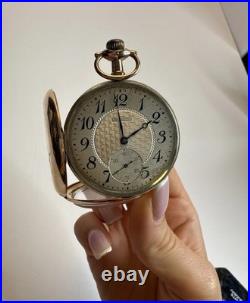 Antique Waltham Pocket Watch 1905, 17 Jewels, Hunter Case, Works