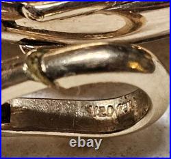 Antique Waltham Pocket Watch Gold Filled Case Chain With 14k Chain Slide