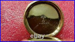 Antique Waltham Pocket Watch Gold fill Hunter Case 1914 working and keeps time