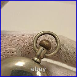 Antique Waltham Pocket Watch Watch Silver Case Working Condition Open Face