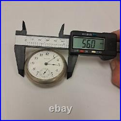 Antique Waltham Pocket Watch Watch Silver Case Working Condition Open Face