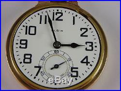 Antique original 16s Elgin B. W. Raymond Rail Road pocket watch. 1927. Nice case
