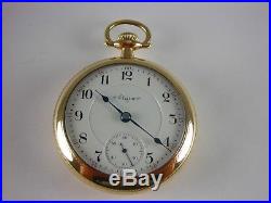 Antique original 18s Elgin Father Time Rail Road pocket watch 1900. Lovely case
