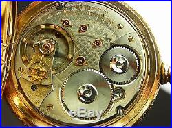 Antique rare 18s Waltham Vanguard RailRoad pocket watch 1894. Lovely Hunter case