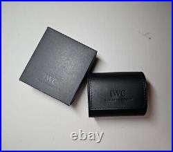 Authentic New IWC SCHAFFHAUSEN Watch OEM Black Travel Case IWA68258