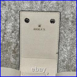 Authentic Rolex Taupe Leather Watch Case Travel Pouch VIP Gift