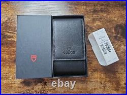 Authentic Tudor Watch OEM Black & Red Travel Pouch