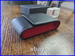 Authentic Tudor Watch OEM Black & Red Travel Pouch