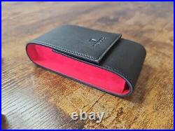 Authentic Tudor Watch OEM Black & Red Travel Pouch