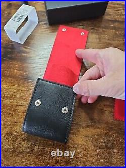 Authentic Tudor Watch OEM Black & Red Travel Pouch