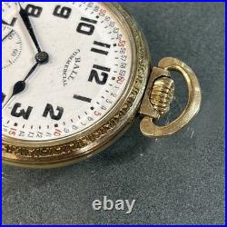 Ball Commercial Swiss Pocket Watch 16s Star Case Company
