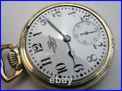 Ball Hamilton 999b Official Railroad Standard Pocket Watch In Orig. Stirrup Case